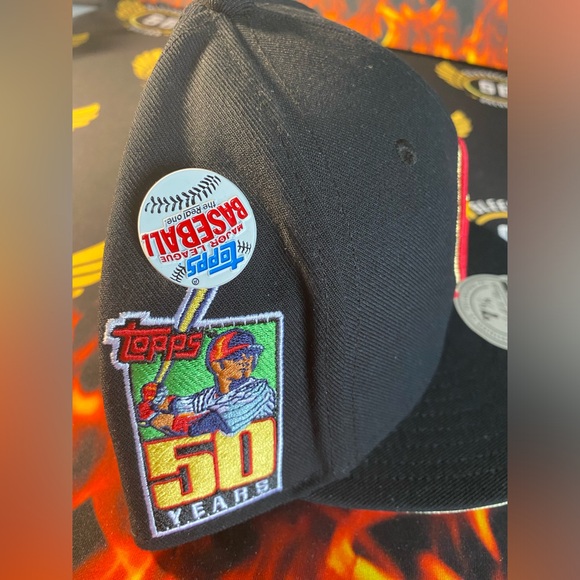 MITCHELL & NESS YANKEES TOPPS 50 YEARS EDITION CAP 7 5/8 - Picture 2 of 5